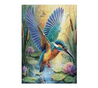 Pájaro Puzzles 300 Piezas Construir DIY 3D Sin Pegamento Wild Animals Pet Pájaros Rompecabezas para Adultos Maquetas Educativas Aliviar Estrés Estera Portátil 300 PCS