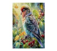 Pájaro Puzzles 300 Piezas Impossible 3D Ultra Difícil Wild Animals Pet Pájaros Rompecabezas para Adultos Desafío Intelectual Estera Portátil DIY Moderno Creativo 300 PCS
