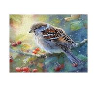 Pájaro Puzzles 500 Piezas Desafío Nivel Difícil Pet Pájaro Rompecabezas para Adultos Aliviar Estrés Decoración Hogar DIY Moderno Portátil 500 PCS