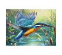 Pájaro Puzzles 500 Piezas Estera Portátil Plegable Wild Animals Pet Pájaros Rompecabezas para Adultos Desafío Intelectual Aliviar Estrés Decoración Hogar 3D 500 PCS