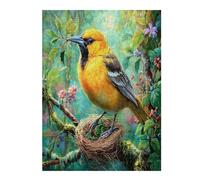 Pájaro Puzzles 500 Piezas Impossible 3D Ultra Difícil Wild Animals Pet Pájaros Rompecabezas para Adultos Desafío Intelectual Estera Portátil DIY Moderno Creativo 500 PCS