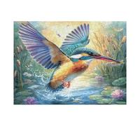 Pájaro Puzzles 500 Piezas Impossible 3D Wild Animals Pet Pájaros Rompecabezas para Adultos Desafío Intelectual Estera Portátil DIY Moderno Creativo 500 PCS
