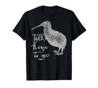 Pájaro Que Dice: Háblame de Kiwi. Gag de Recuerdo de Viaje Camiseta