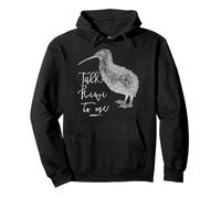 Pájaro Que Dice: Háblame de Kiwi. Gag de Recuerdo de Viaje Sudadera con Capucha
