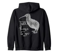 Pájaro Que Dice: Háblame de Kiwi. Gag de Recuerdo de Viaje Sudadera con Capucha