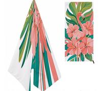 Pájaro Toalla Playa Grande 150X75cm, Flor Micro Fibra, Extra Grande & Suave, para Familia, Viaje, Piscina, Picnic, Camping, Yoga K-435