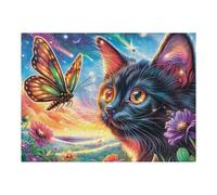 Pájaro Volador con Plumas Coloridas Rompecabezas 500 Piezas Cartón Para Niños Mayores 14 Años Flores Atardecer y Resplandor Tiempo Libre Actividad Antiestrés Más Vendido Detalle Único Original 500 PCS