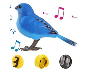 Pájaros Artificiales Que Cantan Con Movimiento, Pájaros Interactivos Para Niños, Juguete De Simulación De Pájaro A Pilas, Decorativo De Pájaro Eléctrico Con Chirrido, Adornos Para Árboles De Jardín