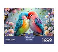 Pájaros de Amor Coloridos Estructura De Papel Fiable Excelente Hobby para Relajarse Después del Trabajo Y Reducir Cansancio Diario 52x38cm/1000pcs