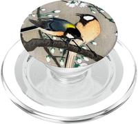Pájaros en la Rama de Flor de Ohara Koson Ukiyo-e Shin-hanga PopSockets PopGrip para MagSafe
