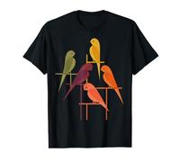 Pájaros Imprimir Art Deco Estilo Hippy Mid-Century Modern Bird Camiseta gráfica económica