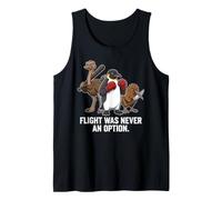 Pájaros Sin Vuelo Luchando Avestruz Pingüino Kiwi Divertido Camiseta sin Mangas