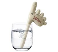Pajita con forma de pie, pajita reutilizable con forma de dedo del pie para una experiencia de consumo única, disfrute de bebidas a temperatura controlada y función para iniciar conversaciones, acceso