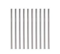 Pajita De Acero Inoxidable Herramientas de barra de acero inoxidable for pajitas, pajitas reutilizables de metal, pajitas for beber té de burbujas, tubos reutilizables for bebidas(Silver10pcs)