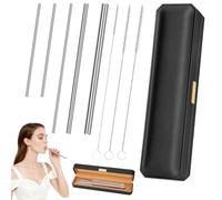 Pajita de canto para entrenamiento vocal, juego de 3 tamaños de pajillas para cantar, entrenamiento vocal de acero inoxidable y ayuda curativa, para mejorar, entrenar y curar tu voz (caja de regalo)