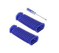 Pajita de rodillo de terciopelo suave, manguera compatible con piezas de repuesto Dyson V6 V7 V8 V10 V11, accesorio for aspiradora de limpieza doméstica, manguera azul(Color:3pcs)