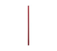 Pajitas de acero inoxidable 10pcs Heart-shaped Drinking Straw Portable Stainless Steel Travel Bar Tool Reusable Metal Straws(Red)