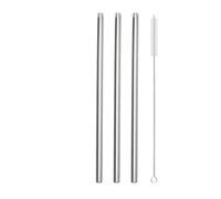 pajitas de acero inoxidable 3Pcs Reusable Heart Shaped Drinking Straw With Brush Stainless Steel Straws For Juice Milk Tea Coffee Bar Party(3Pcs Silver)
