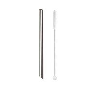 pajitas de acero inoxidable 5pcs 12x215mm Metal Straw 8.5'' Reusable Drinking Straws For Bubble Tea Boba Smoothies Milkshakes(Silver sharp)