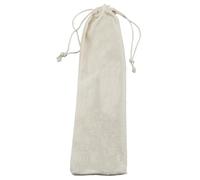 Pajitas de Acero Inoxidable Juego de pajitas Metal reutilizables con cepillo limpiador, accesorio acero inoxidable 304 for beber leche, zumo y café(1Pc Beige Bag)