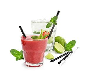 Pajitas de cristal Future, 13 cm