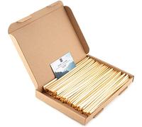 Pajitas de trigo | Pajitas de trigo | Pajitas de heno natural | 100% biodegradables | 100% naturales | Sin BPA (100)