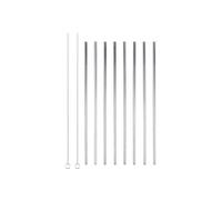 Pajitas rectas de acero inoxidable