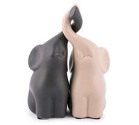 pajoma Juego de 2 Elefantes Enamorados Love, tamaño M, Altura: 15 cm