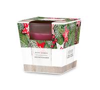 pajoma® Vela perfumada, diseño de Magia de Adviento, en Cristal Satinado, 120 g de Peso de Cera, duración de combustión: 25 Horas, en Elegante Caja de Regalo