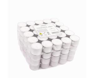 Pajoma - Velas de té sin Perfume, 100 Unidades, Tiempo de combustión: 8 Horas. Velas de té Gastro, Durchmesser: 3,8 cm