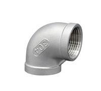 PAJPXPCD 1/8'' - 2'' Female Thread 304 Stainless Steel Equal 90 Degree Elbow Water Pipe Fitting SS304 Joint Connector(1")