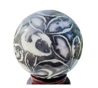 PAJPXPCD 1 pieza 1500-1600g Concha Mil Ojos Piedra Jaspe Esfera Bola de Cristal Cuarzo PAJPXPCD