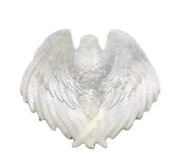 PAJPXPCD 1 pieza de 12 cm piedra águila cristal cuarzo estatua animal tallado adorno colección regalo PAJPXPCD