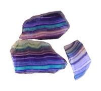 PAJPXPCD 1 pieza de 350-500 g rodajas fluorita con cristales y piedras preciosas en forma corazón PAJPXPCD