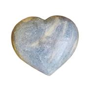 PAJPXPCD 1 pieza de 400-500 g piedra preciosa cristal corazón celestita PAJPXPCD