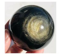 PAJPXPCD 1 pieza de 80-100 g esfera obsidiana dorada cristal brillante y llamativo PAJPXPCD