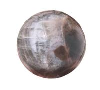 PAJPXPCD 1 unids Cristal Natural Cuarzo Gris Piedra de Luna Bola de Cristal Bola Piedras Dormitorio Casa Acuario Decoración Accesorios, 8.5-9cm, Ágata
