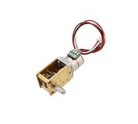 PAJPXPCD 10MM 7-Type Speed Reduction Stepper Electronic Starter DC 5V 2-Phase 4-Wire Full Metal Gearbox Worm Gear Stepping C Ratio 118