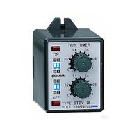 PAJPXPCD 1PC ATDV-NC Twin Time Relay Multi Range Variable 110-220V