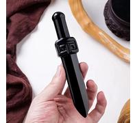 PAJPXPCD 1pc crystal stone carved obsidian little knife crafts black for decor PAJPXPCD