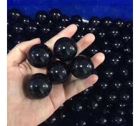 PAJPXPCD 2pc Natur carved gemstones Polished Black Obsidian Increase Quartz Crystal Ball Stone Spheres For spiritual home decor PAJPXPCD