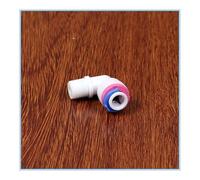 PAJPXPCD 5PCS 1/8" Male-1/4 OD Tube PE Pipe Fitting Elbow Non-Return Valve Quick Connector Aquarium RO Water Filter Reverse Osmosis System