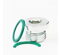 PAJPXPCD 5pcs M6 M8 M10 M12 M14 M16 M18 M20 M22 Metric Male Thread Galvanized Hex Socket Head ED End Cap Pipe Fitting with Ring(M6x1)