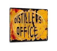 PAJPXPCD Appalachian Decor Metal Tin Sign Retro Prohibition Era Wall-Art for Man Cave Bar Garage Rustic Cabin 8 X 12 inch
