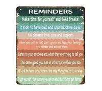 PAJPXPCD Best Gift for Teacher Metal Sign Vintage Student Encouragement Quote Aluminum Wall Plaque for First Year Educator Retirement Classroom Door Bulletin Board 8 X 12 inch