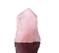 PAJPXPCD Columna de piedra cruda de cristal natural de 1 kg, cuarzo rosa, punta irregular, piedra de torre, obelisco de cuarzo, decoración del hogar, 1kg, Ágata