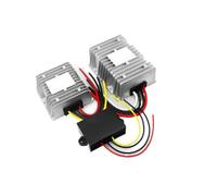 PAJPXPCD Convertidor DC DC 9-36V 12V 24V a 12V Regulador de voltaje Boost Buck Fuente de alimentación de coche 1A a 30A Convertidor de subida hacia abajo (aluminio 10A, 9-23V_12V)