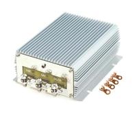PAJPXPCD Convertidor de energía solar DC-DC de 24 V a 12 V 50 A 60 A, regulador de voltaje reductor 18-36 V 24 V-12 V Buck para coche, camión, barco, fuente de alimentación (24 V a 12 V 60 A)