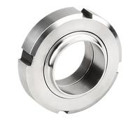 PAJPXPCD DIN DN15-100 Pipe Butt Weld Socket Union Set 304 316L Stainless Steel Pipe Fitting Connector (DN32 34mm,304)