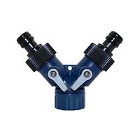 PAJPXPCD Drip irrigation fittings Spray Water Connection 20 Y-type Split Connectors And G3/4 Inch Faucet Garden Are Interchangeable And The Control Valve Can Be Switched